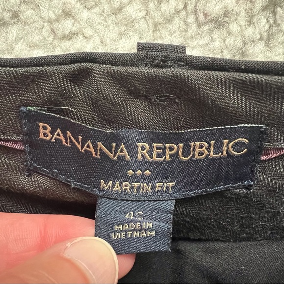 Banana Republic Factory Martin Fit Trousers Pants Wool Blend Career Office 4S - Picture 5 of 8